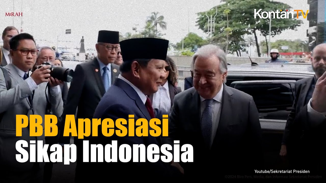 Prabowo Temui Sekjen PBB Bahas Sejumlah Isu Strategis Global | Kontan News