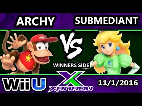 S@X 174 - Archy (Diddy Kong) Vs. Submediant (Peach) - SSB4 Tournament - Smash for Wii U - Smash 4