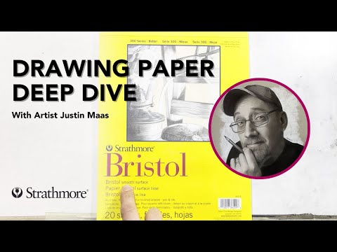 Strathmore Drawing Paper Deep Dive with Portrait Artist Justin Maas