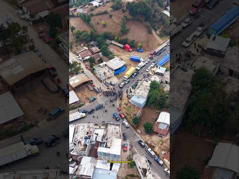 #NOTICIAS 🚧Continua el bloqueo desde Caserio Cruz de Loza en San Juan Ostuncalco Quetzaltenango por