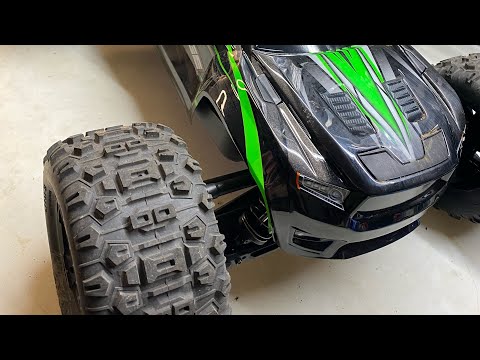 Traxxas Sledge Center diff Fix. No Ballooning tires!!!