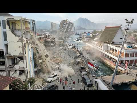 Eastern Indonesia, 7.7M Earthquake Destroys Buildings in ...