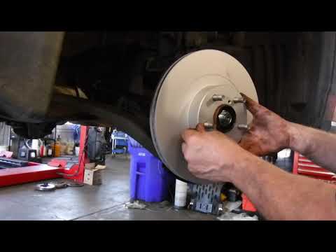 Front brake pad replacement 2015 subaru XV crosstrek.  Replace front brakes.