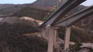 preview picture of video '3 guys jumps off a bridge in greece'