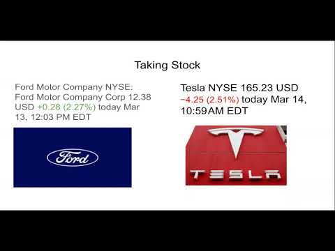 Video presentation: Tesla vs Ford