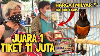 Download lagu JUARA SATU TIKET 11 JUTA !! HARGA 1 MILYAR ?? SEREM AKSINYA || MURAI BATU BARONGSAI MAS 😱🔥 mp3 Download lagu JUARA SATU TIKET 11 JUTA !! HARGA 1 MILYAR ?? SEREM AKSINYA || MURAI BATU BARONGSAI MAS 😱🔥 mp3