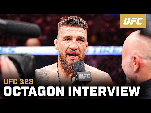Yaroslav Amosov Octagon Interview | UFC 328 Submission Win