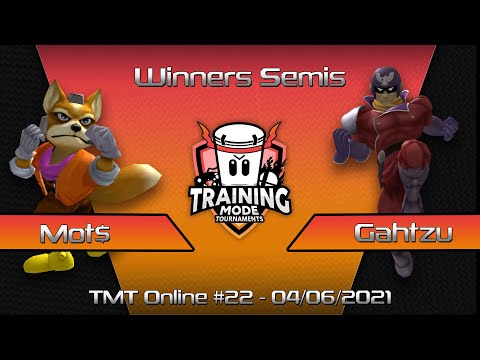 Training Mode Tournaments #22 Mot$ (Fox) vs. Gahtzu (Falcon) - Winners Semis SSBM