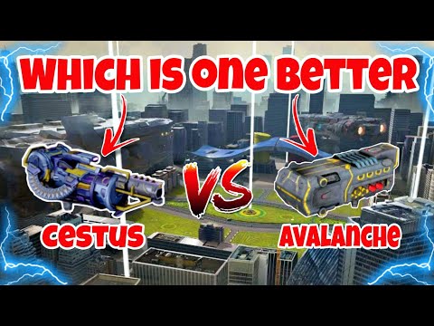 [WR]🔥 Cestus VS Avalanche Weapon Comparison |War Robots|