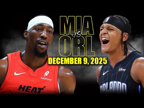 Miami Heat vs Orlando Magic Full Game Highlights – December 9, 2025 | NBA Cup QuarterFinals