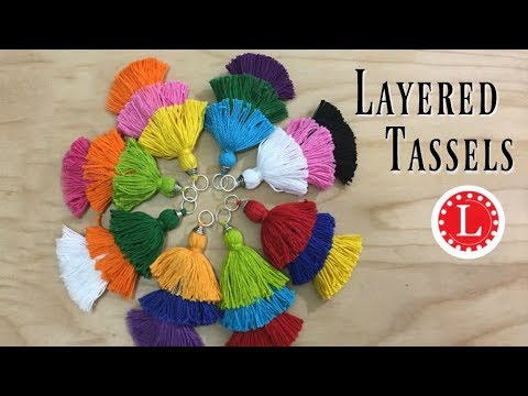 Make Layered Tassels (DIY) for Earrings & More Crafts | Loomahat