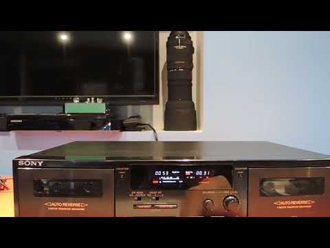 Sony TC-WR590 dual cassette deck mid 1990 - Black image 5