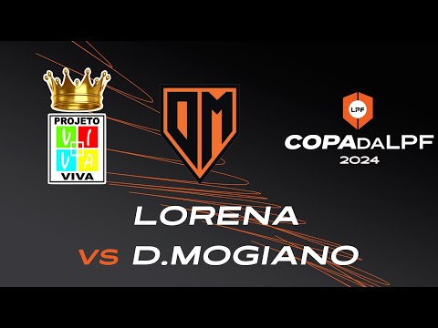 AO VIVO | LORENA X DESPORTIVO MOGIANO| COPA DA LPF SUB 17