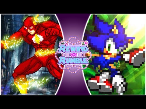 SONIC vs FLASH The Movie! (Sonic The Hedgehog vs The Flash Animation) | Rewind Rumble Movie