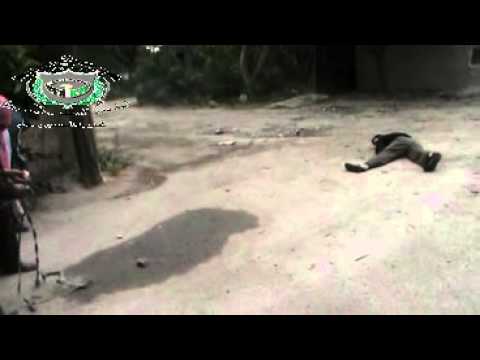 إخلاء كتيبة الحسن لجريح مدني أصيب برصاص قوات النظام في بلدة عقربا في ريف دمشق