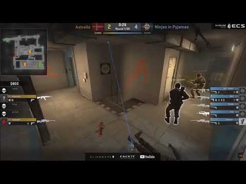 NiP vs Astralis - train - ECS Season 4 Europe