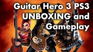 Guitar Hero 3 PS3 UNBOXING and Gameplay