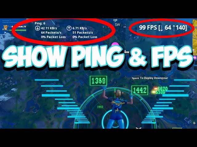 How to show Ping in Fortnite?