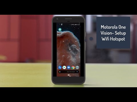 Motorola One Vision- Setup Wifi Hotspot