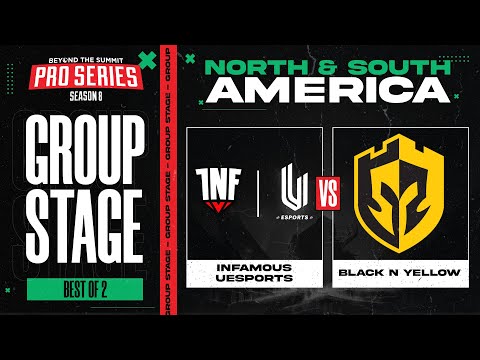 INF.UESPORTS vs Black N Yellow Game 1 - BTS Pro Series 8 AM: Group Stage w/ rkryptic & neph