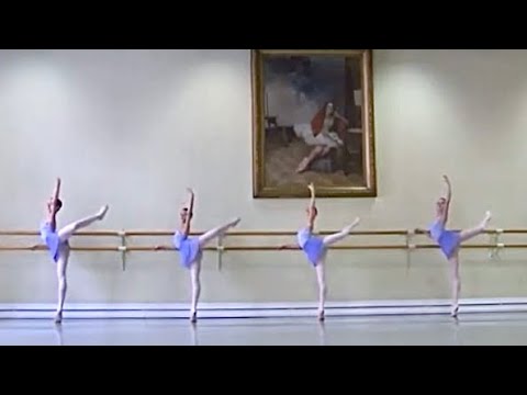 VAGANOVA BARRE CLASS FOLLOW ALONG - Vaganova Ballet Academy 4th grade exam