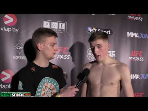 Adam Darby post fight interview at Cage Warriors 81