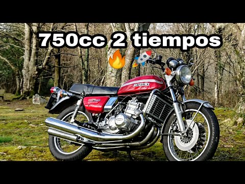 PRUEBA SUZUKI GT 750🏍️ MOTO 2 TIEMPOS 🚀🚀 2ª Parte