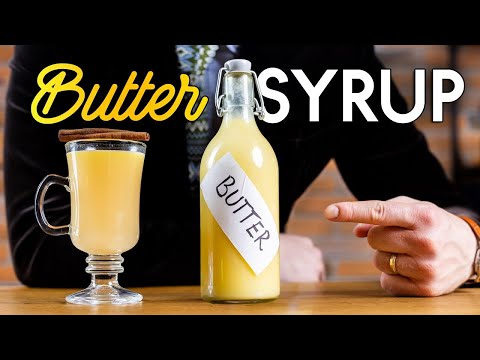 DIY Butter Syrup for THE BEST Hot Buttered Rum!