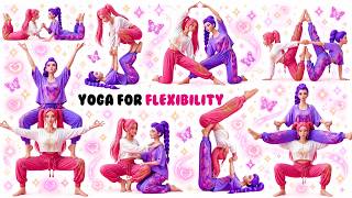 Rumi Partner Yoga  | Full Body Stretching,🌈 Relaxation & Flexibility