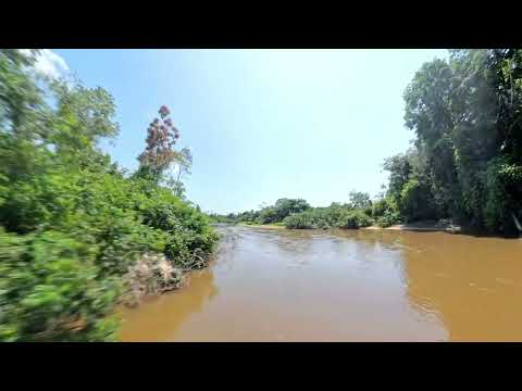 Sobre as Águas do Rio Cabixi - Limite entre Mato Grosso e Rondônia | Beleza selvagem da Amazônia.