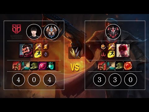 SB Punch Graves vs Lee Sin Jungle - KR Challenger Patch 10.10