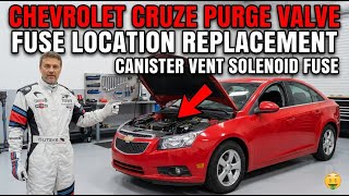 Chevy Cruze P0496 P0442 Fix | EVAP Purge Valve & Vent Solenoid Fuse Location