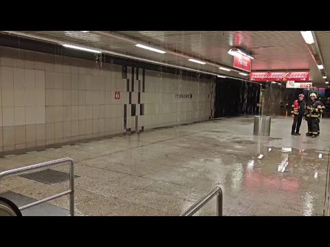 Stanice metra Florenc na lince C je už v provozu: Kvůli průsaku vody byla dva dny uzavřena