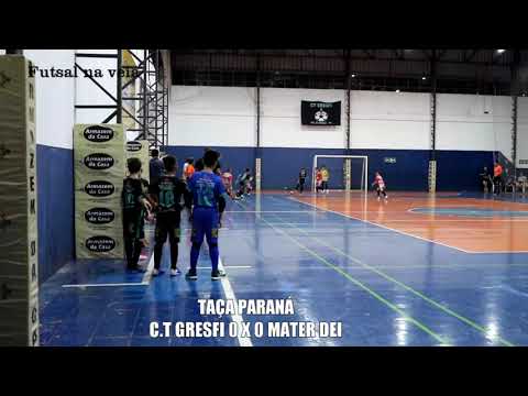 C.T GRESFI 1 X 0 MATER DEI TAÇA PARANÁ SUB 10