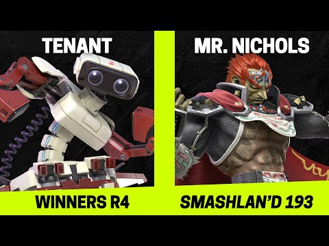 SmashLAN'd 193 Winners R4 - Tenant (R.O.B.) vs Mr. Nichols (Ganondorf) - SSBU Tournament