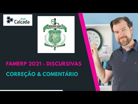 Famerp 2021 Discursivas Química
