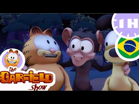 🦓Garfield visita os animais da África!🦁 - O Show do Garfield