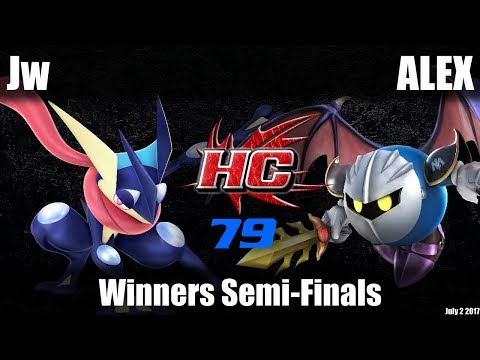 HC79 Smash4 - WSF Bo3: Jw (Greninja) vs ALEX (Meta Knight)