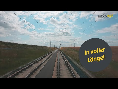 Führerstandsmitfahrt von Wendlingen nach Ulm mit bwegt