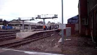 preview picture of video 'Tornado A1 Peppercorn Leaving Exeter St Davids 60163 ( 12/7/2009 )'