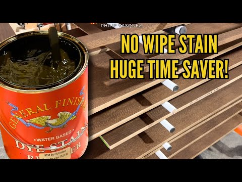 How to Stain Wood Like a PRO - General Finishes No Wipe Stain