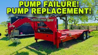 Replacing a KTI Hydraulic Trailer Pump!