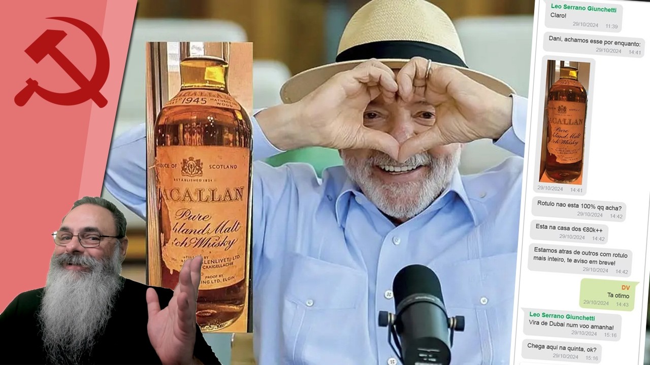 MUITO PINGUÇO e MUITO CORRUPTO: VORCARO deu WHISKEY de MEIO MILHÃO de REAIS para LULA