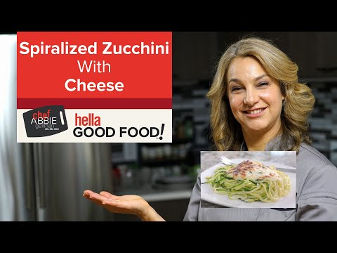 Cheesy Zucchini Noodles