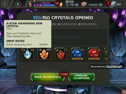 150 Supreme Solo Crystals opening