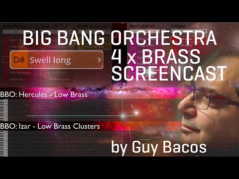 Big Bang Orchestra: 4 x Brass - "Conquer", Screencast by Guy Bacos