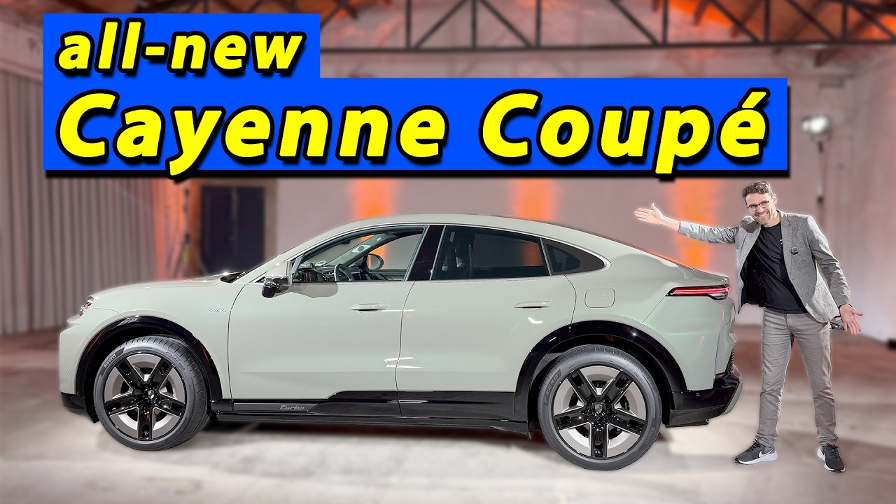 all-new Porsche Cayenne Coupé REVEAL - trying an electric 911 SUV (2027)?