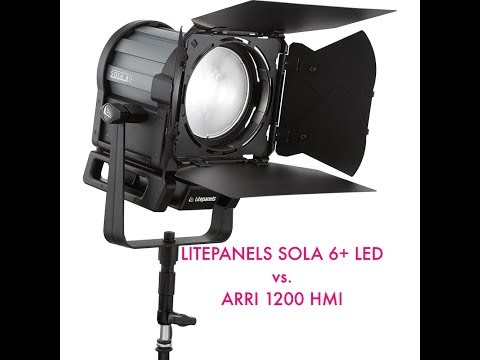 LITEPANELS SOLA 6+ vs  Arri 1200w HMI / Mastershot Films / NYC Gaffer with Gear
