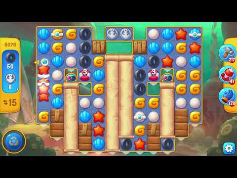 Fishdom 6076 Super Hard Level - 17 moves - NO BooSTERS