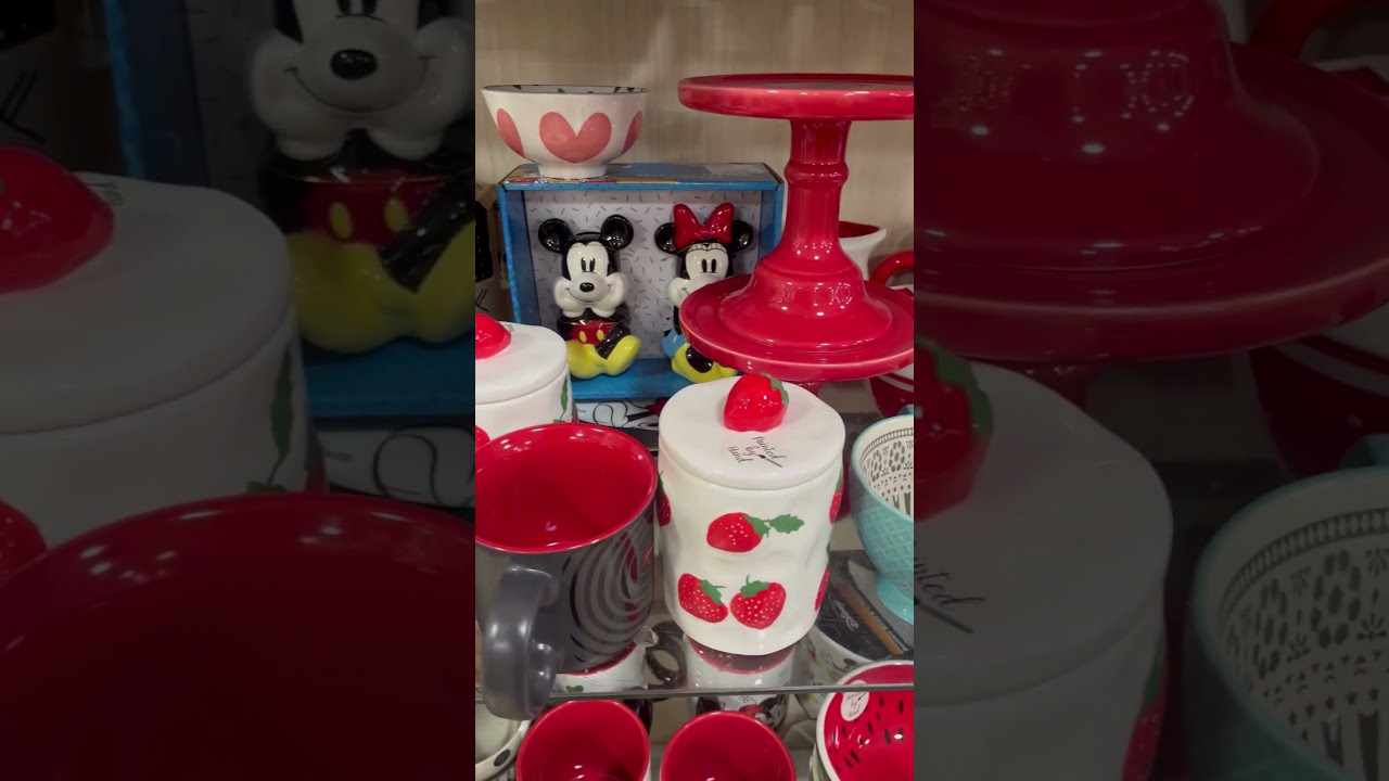 Mickey Mouse Kitchenware/ Strawberry Themed Kitchenware-HomeGoods